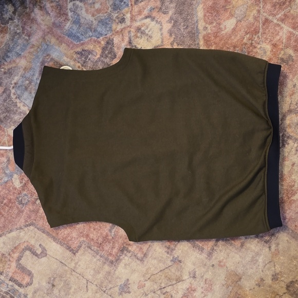 Zara Man Green Lightweight Puffer Vest Size Large - Picture 2 of 4